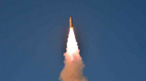 朝鲜于5月21日试射“北极星2”型中远程弹道导弹。