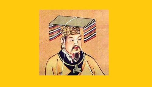 中华始祖--轩辕黄帝之像。