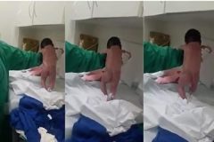 巴西女婴出生就会走路近亿网友围观(图)
