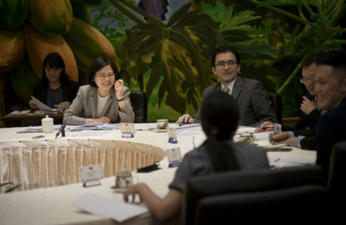 蔡總統與六國媒體記者座談