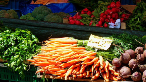 唐人街 蔬菜市场