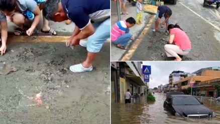 廣州珠寶城慘遭暴雨「洗劫」
