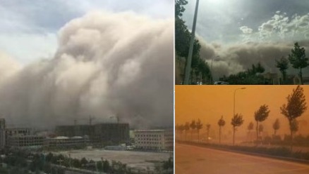 最强沙尘暴袭新疆 犹如世界末日