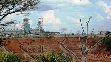 位於讚比亞的基特韋一處大型銅礦開採地