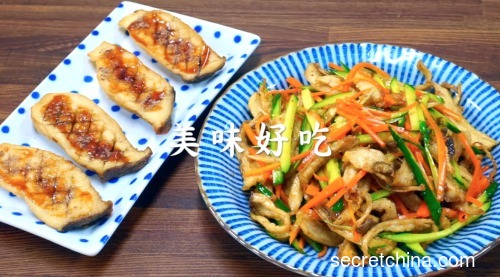 2道杏鲍菇素料理，美味又营养。