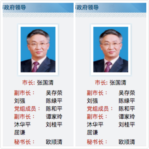 中共重慶市政府官網已刪除副市長何挺的信息。