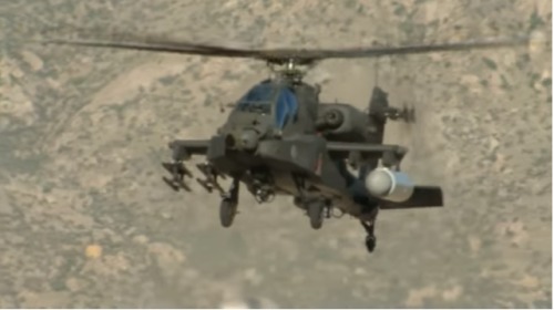 低空殺手阿帕奇直升機激光器摧毀地面目標圖/視頻