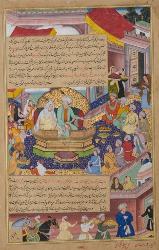 成吉思汗和他的祖先Tumanba Khan、孛兒帖，以及他的九個兒子。