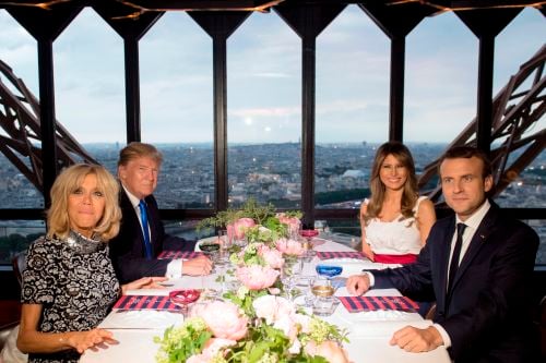 法總統在埃菲爾鐵塔宴請川普夫婦吃了啥？