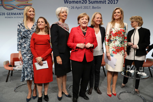 第一千金伊凡卡以白宫顾问身份出访德国柏林参与妇女高峰会