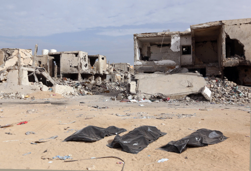 在利比亞慘敗ISIS分子屍體堆積如山
