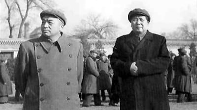 1953年，彭德怀与毛泽东