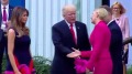 波兰总统：我太太不和川普握手是假新闻(图视频)