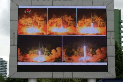 朝鲜最新导弹试射是针对日本？