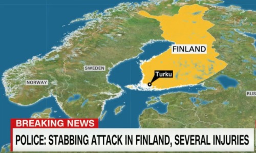 芬蘭圖爾庫持刀傷人案被確認為恐怖襲擊事件。