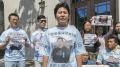 高智晟失蹤數日耿和中領館前抗議(圖)