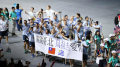 世大运乌拉圭队举旗：谢谢台北乌拉圭爱你(图)