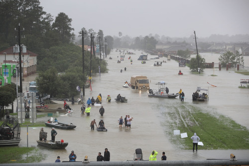 哈維颶風後的救援情況比想像的糟糕