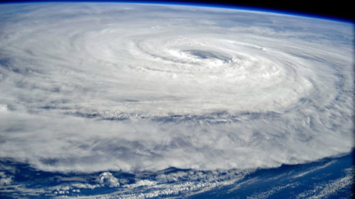 諾盧巨大暴風圈幾乎覆蓋地表。（圖片來源：NASA官網） 