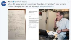 9岁男孩自荐行星保卫官NASA暖心回应(组图)