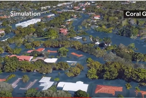 電腦模擬：「艾瑪」颶風肆虐下的邁阿密組圖/視頻