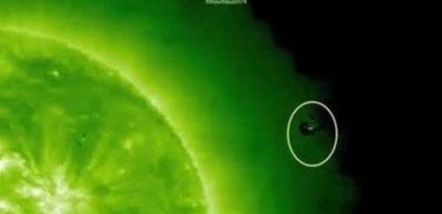神秘UFO出现在太阳附近真是外星飞船？