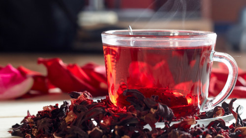 洛神花茶对消除疲劳和治疗便秘很有效果。