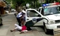 松江警察暴力衍生問題拍攝視頻的市民會不會被抓(組圖)