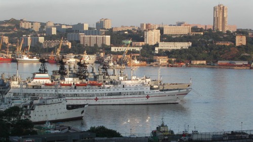 俄罗斯海参崴港口