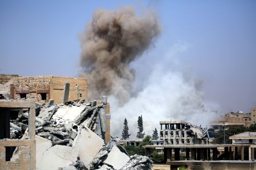 美國支持的敘利亞民主力量收復ISIS「首都」拉卡。