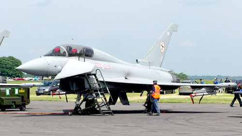 “台风”战斗机示意图。