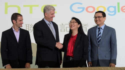 Google與臺灣宏達電(HTC)正式完成11億美元合作協議。