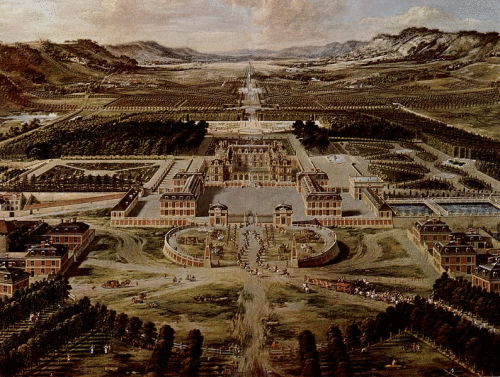 1780年的凡尔赛宫修缮设计图。