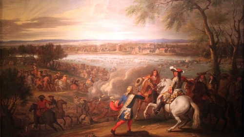 1672年6月12日，路易十四在洛布斯穿過萊茵河。