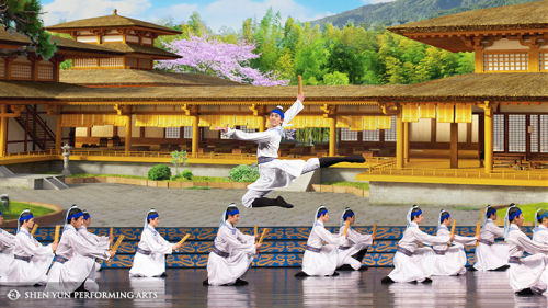 傳統中國古典舞蹈令人神往。