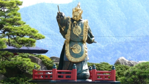 日本宮島神社供奉的蘭陵王。