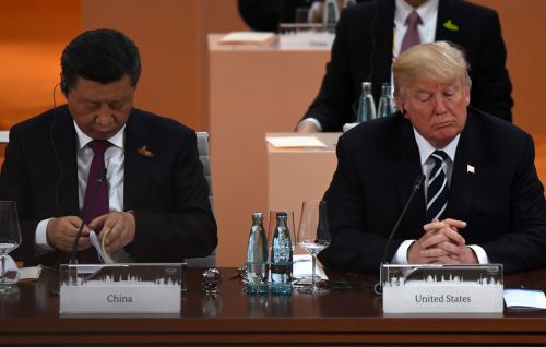 2017年7月7日至8日，川普與習近平參加在德國舉行的G20峰會。