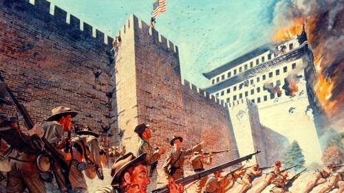 1900年8月14日早晨，美军第十四步兵团协同其他联军一齐攻下北京。这场战役是终结义和团运动的战役。
