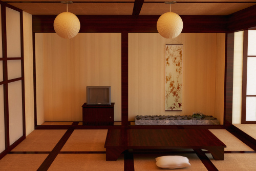 普通的日本民宿也很整潔，很具日本文化特色。