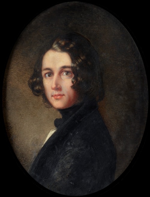 1843年由畫家瑪格麗特吉利斯所繪製的狄更斯肖像畫。