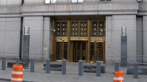 何志平案开审的美国纽约南区法庭
