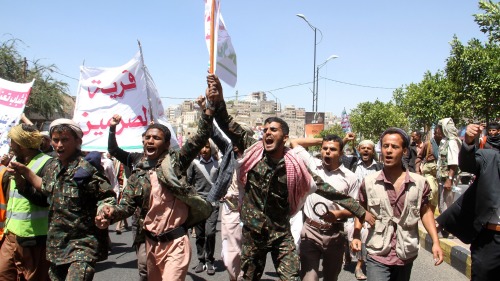 葉門什葉派胡塞反政府武裝與支持者