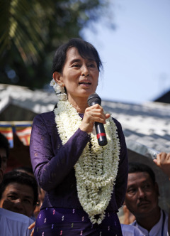 緬甸領導人翁山蘇姬