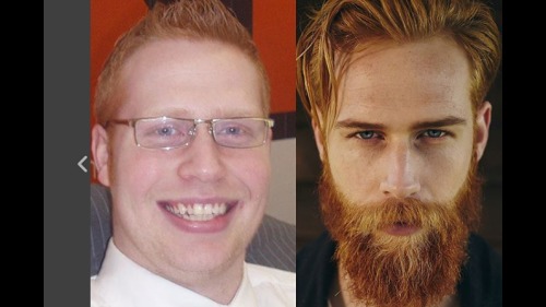 英国男子留胡子不仅改变了面貌更翻转了人生视频/组图