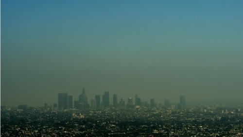 空气污染示意图