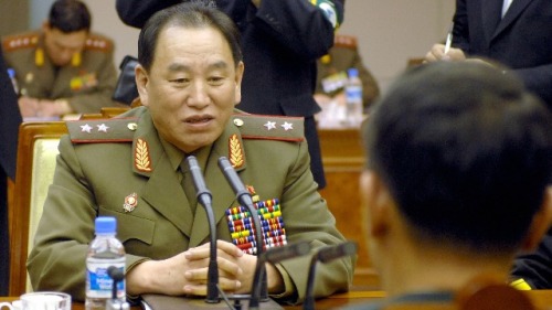 朝鮮執政的勞動黨統一戰線部長金英哲
