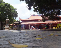 人轉生動物寺院裡的「黑子」狗(圖)