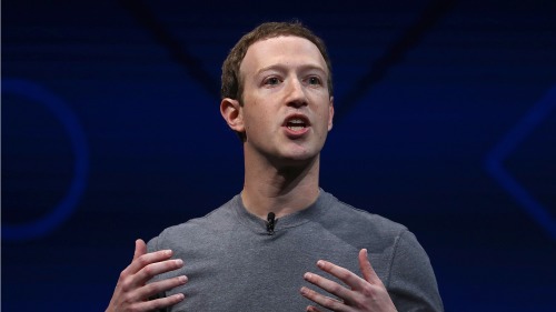 臉書首席執行官馬克．扎克伯格（Mark Zuckerberg）（Justin Sullivan/Getty Images）