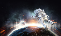 太空宇航員離奇的經歷聽到狗吠聲和變成外星人(组图)