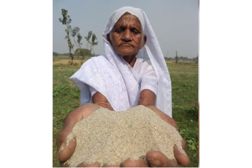 印度老太太每天坚持吃沙土超过60年